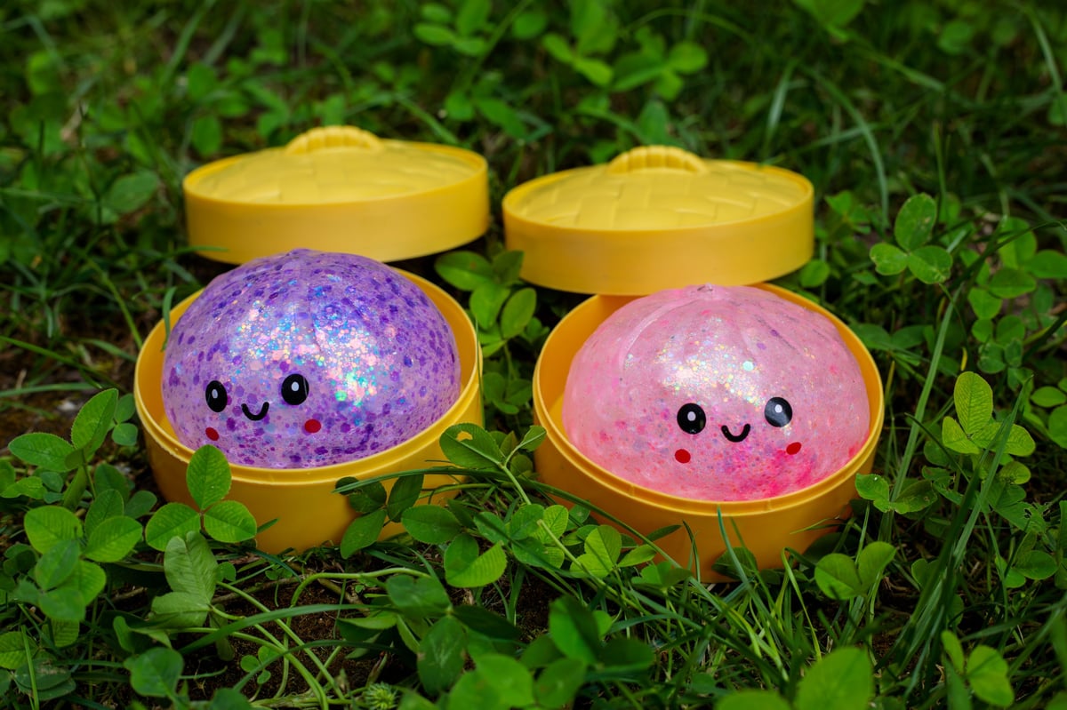 Mango Mochi Dumpling squishy toy